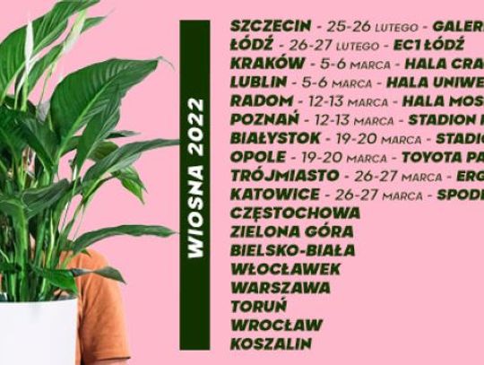 We Włocławku odbędzie się największy targ roślin doniczkowych