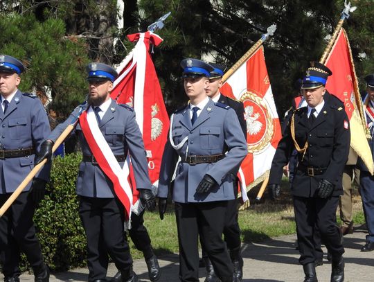 sztandary policja