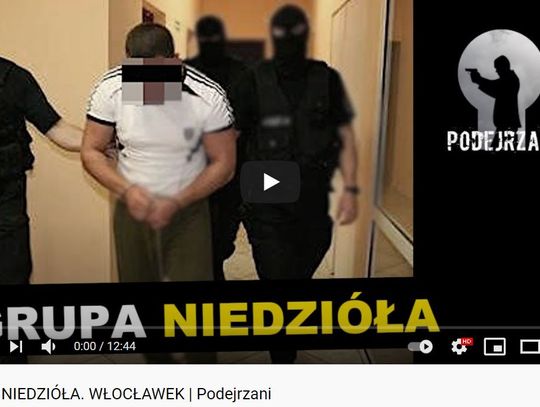 Włocławscy gangsterzy w dokumentalnym nagraniu na kanale "Podejrzani"