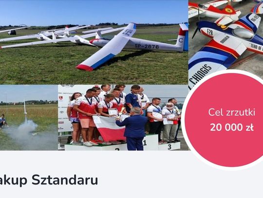 Włocławski Aeroklub zbiera na sztandar. Utworzono zrzutkę