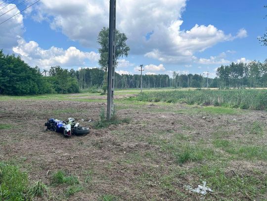 Wypadek motocyklisty w Cypriance. Interweniowały wszystkie służby
