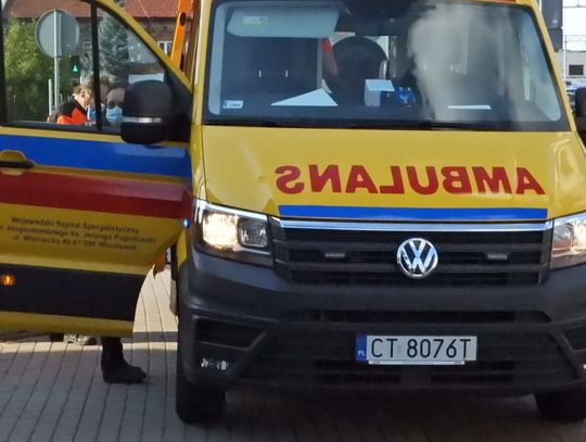 Wypadek na budowie inwestycji starostwa. Mężczyzna trafił do szpitala