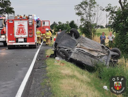 Wypadek na DK 62. Do szpitala trafiły cztery osoby