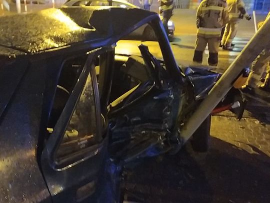 Wypadek na skrzyżowaniu ul. Chopina i Królewieckiej. Poszkodowani zostali przewiezieni do szpitala