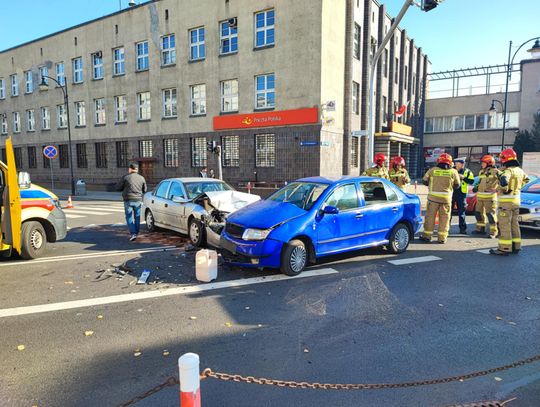 2 osoby w szpitalu. Wypadek na skrzyżowaniu ulic Chopina i Królewieckiej