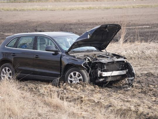 Wypadek w Bogucinie. Kierująca Audi zasłabła