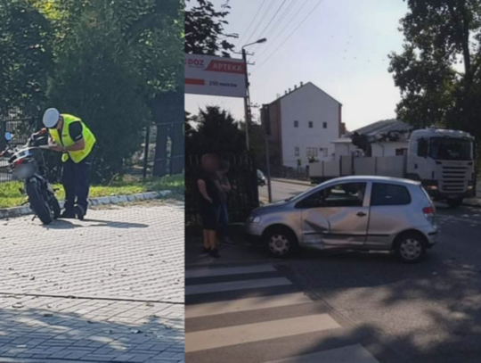 Wypadek w Brześciu Kujawskim. Pierwszej pomocy udzielili strażak OSP, strażnik miejski i policjant