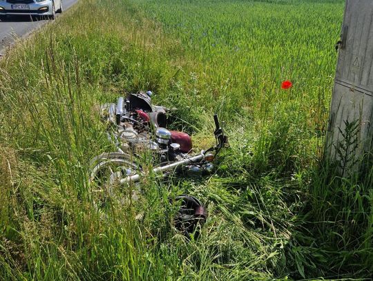 Wypadek z udziałem motocyklisty. Policja szuka świadków zdarzenia