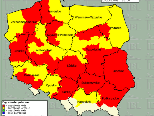 Wysokie zagrożenie pożarami w lasach. Leśnicy apelują o ostrożność podczas przebywania na terenach leśnych