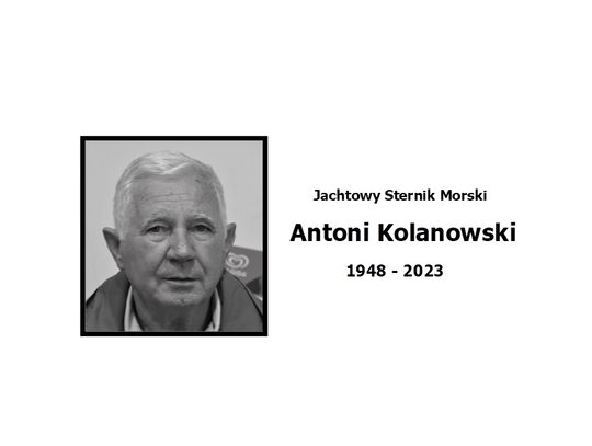 Yacht Club Anwil w żałobie. Zmarł Jachtowy Sternik Morski Antoni Kolanowski