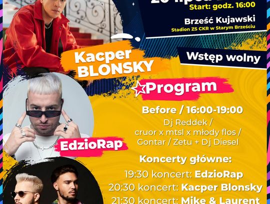 Young Brześć Festiwal już jutro. Na scenie Blonsky