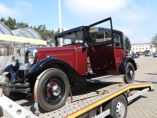 Zabytkowy Citroen z 1930 r. przyjechał do Włocławka
