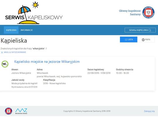 Zamierzasz wypocząć nad wodą? - Sprawdź czystość kąpieliska online!