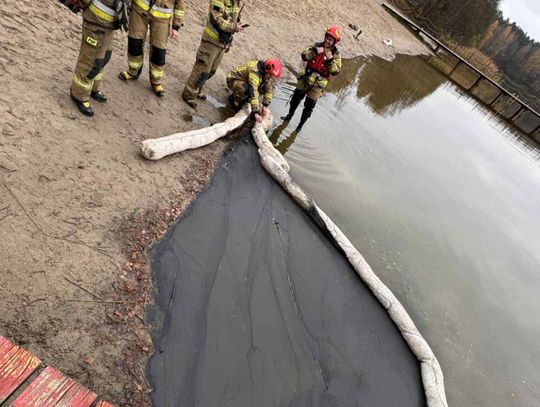 Kto wlał 20 l chemikaliów do jeziora Czarnego? Sprawcy grozi kara do 5 lat