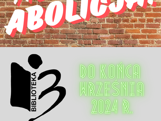 Zapomniałeś oddać książki do biblioteki i musisz zapłacić karę? Jest abolicja