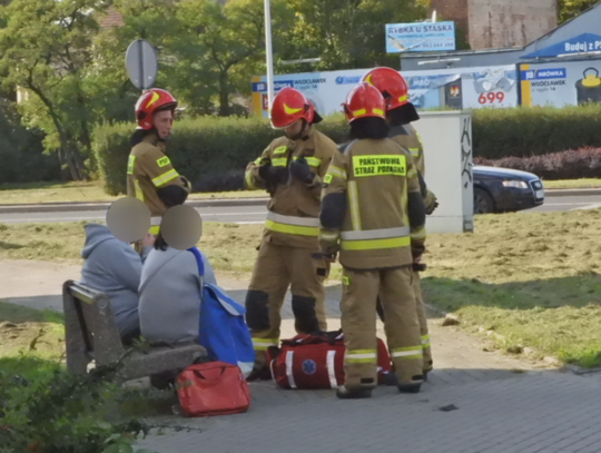 Zasłabnięcie w Netto. Interweniowali strażacy, ponieważ trwa strajk ratowników medycznych