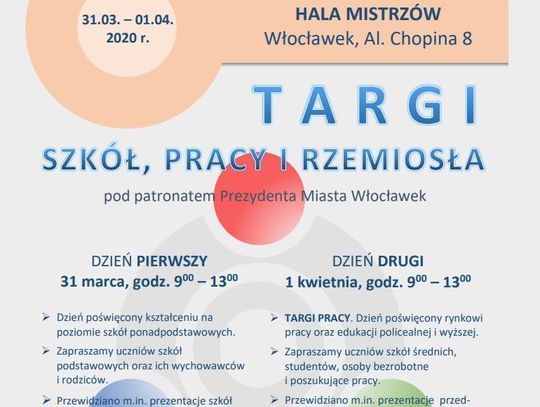 Zbliżają się Targi Szkół, Pracy i Rzemiosła. Organizatorzy zapraszają do zgłoszeń