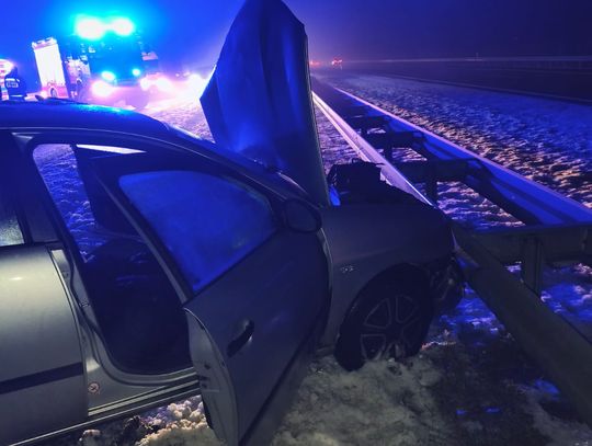 Autostrada w kierunku Łodzi całkowicie zablokowana. Wypadek na wysokości Gminy Lubień Kujawski