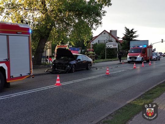 Zderzenie aut osobowych na ul. Kolejowej