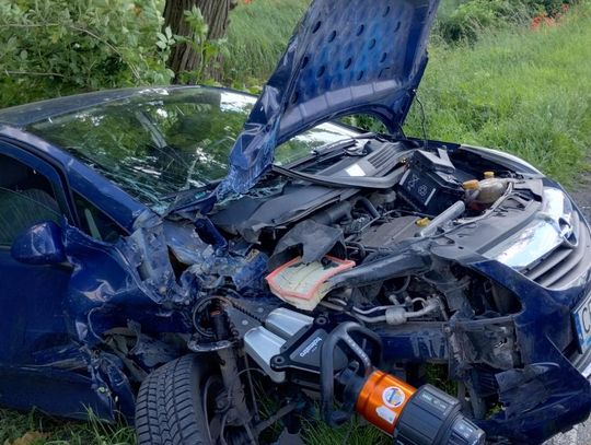 Zderzenie Opla i Volkswagena w regionie. Sprawczyni ukarana mandatem i punktami