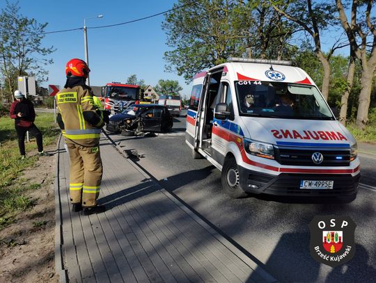 Zderzenie pojazdów w Pikutkowie. Jedna osoba w szpitalu 