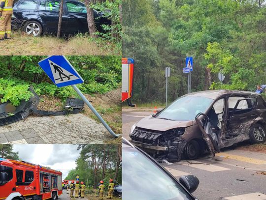 Zderzenie Renault i BMW. Utrudnienia na skrzyżowaniu ulic Kościelnej i Brzezinowej