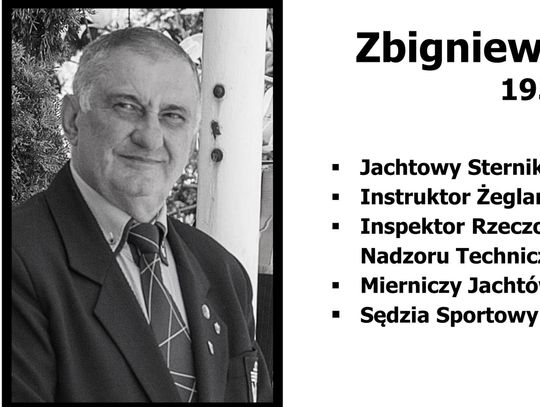 Żeglarska społeczność Włocławka w żałobie. Odszedł wieloletni działacz wodniacki