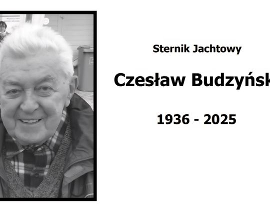 Żeglarze z YACHT CLUB AZOTY w żałobie po śmierci Czesława Budzyńskiego