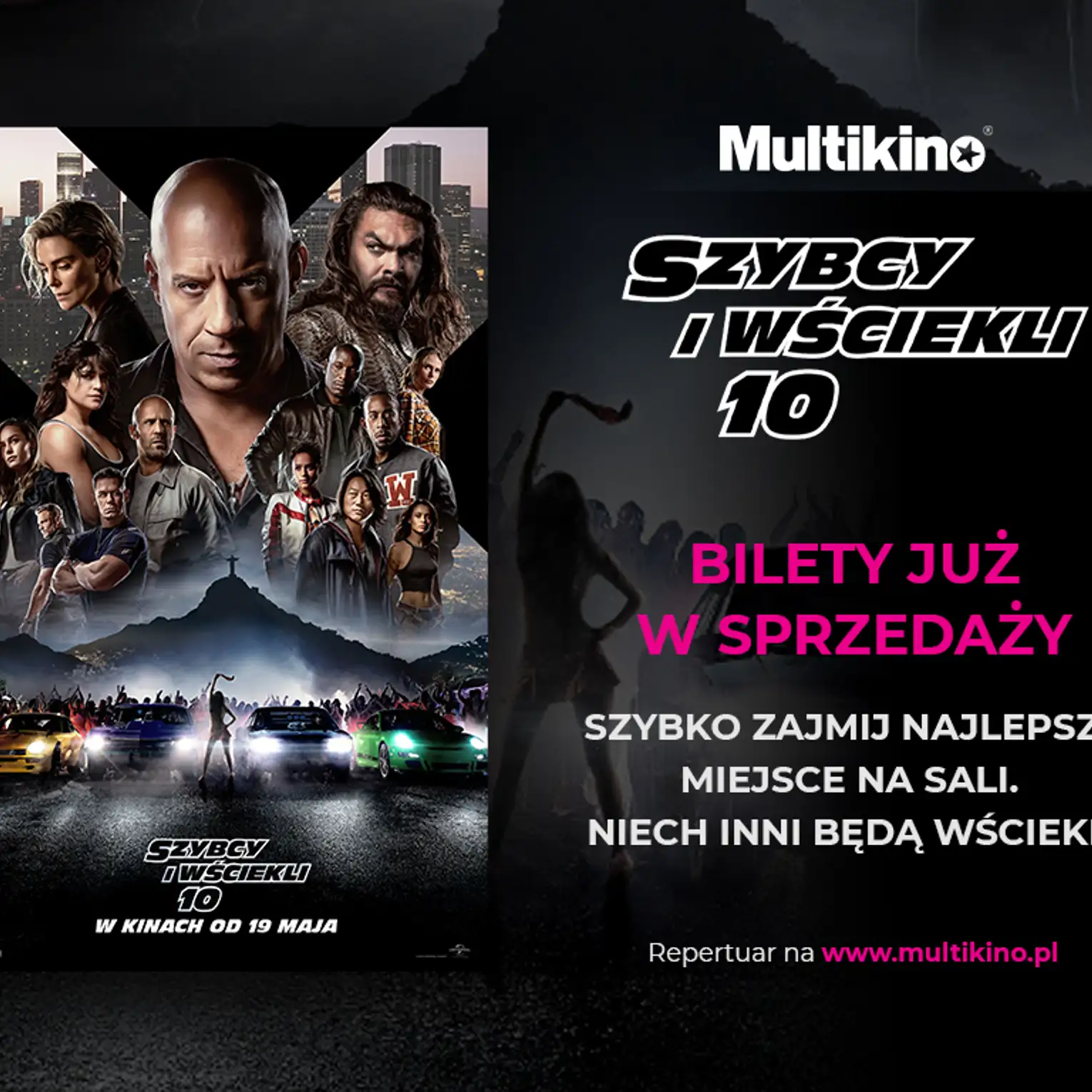 Multikino: Trzy filmy premierowo oraz przedsprzedaż biletów na „Szybcy...