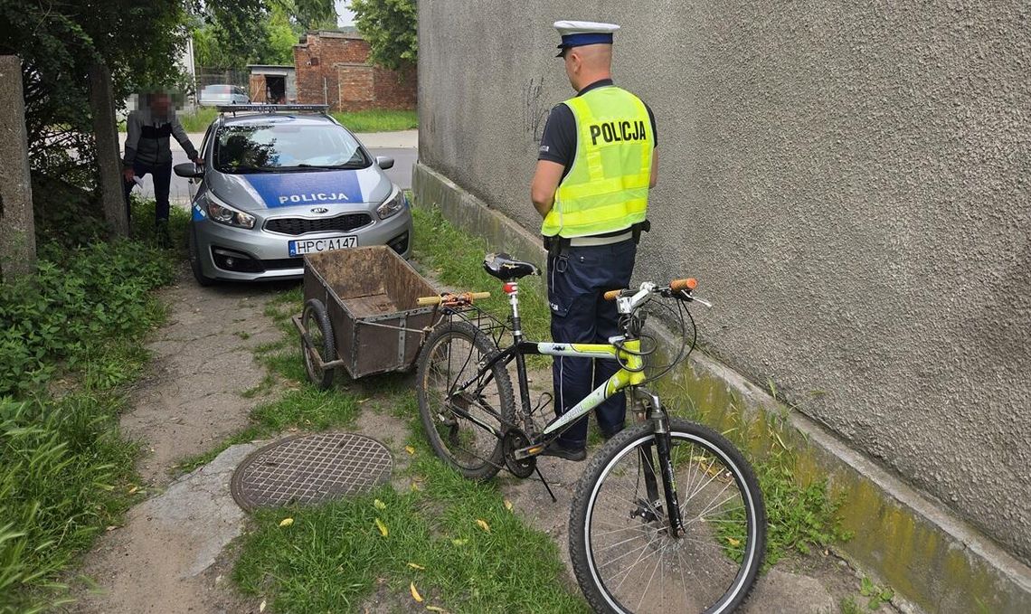 37-letni rowerzysta miał ponad 1,7 promila alkoholu  w organizmie