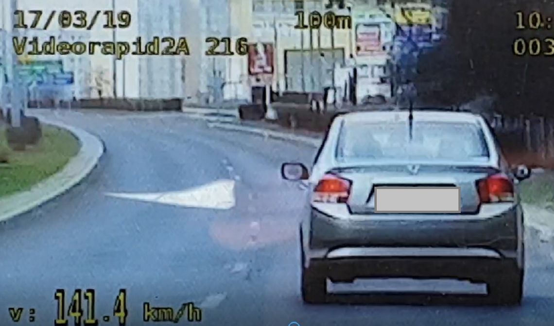 6 zatrzymanych praw jazdy za zbyt szybką jazdę, rekordzista przekroczył prędkość o 84 km/h