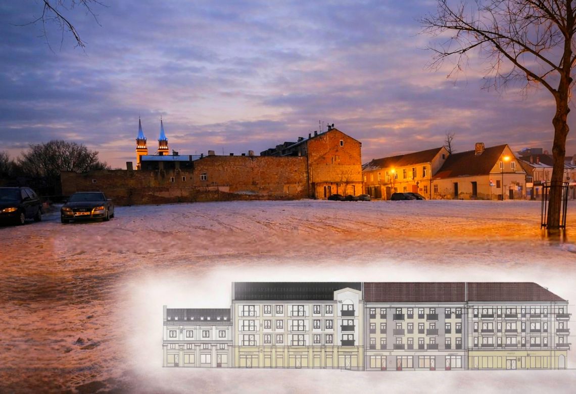 69 mieszkań, lokale użytkowe i parking podziemny. 40 mln kosztować będzie budowa u zbiegu Tumskiej i 3-go Maja