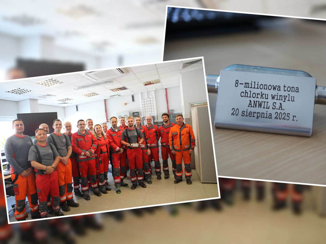 8-milionowa tona chlorku winylu w ANWILU