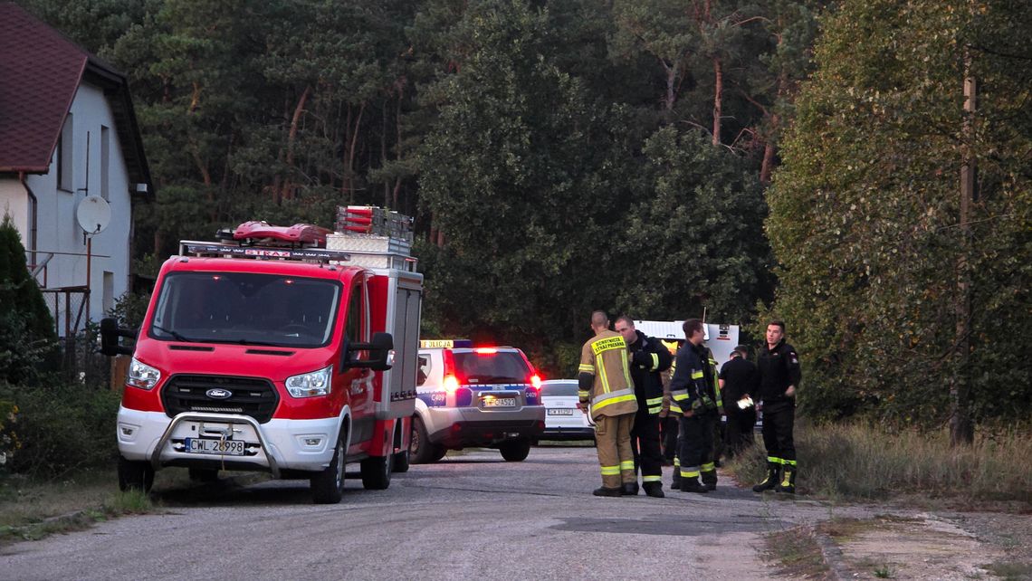 Akcja służb na os. Michelin. Strażacy i policja szukają osoby zaginionej