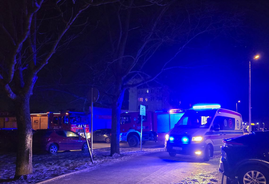 Akcja służb na ul. Budowlanych