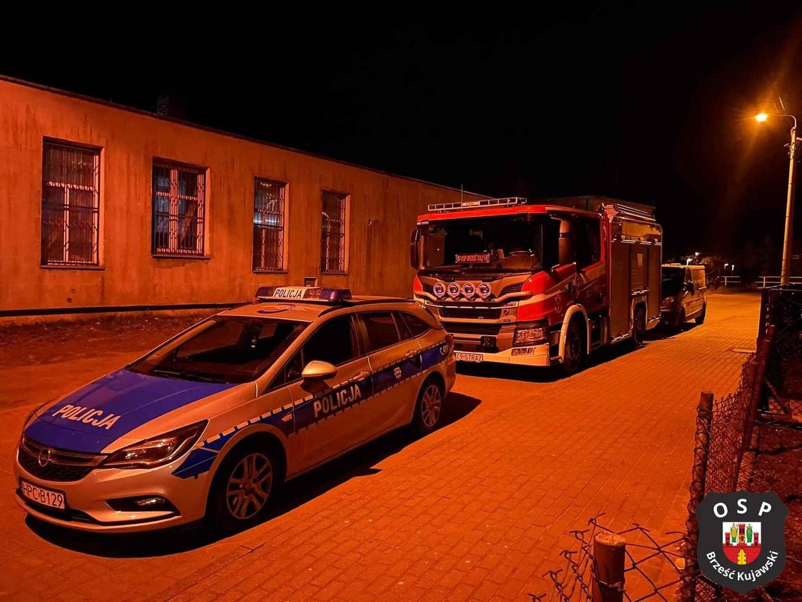 Akcja służb w Brześciu Kujawskim. Zatrzymany został przetransportowany do Zakładu Karnego