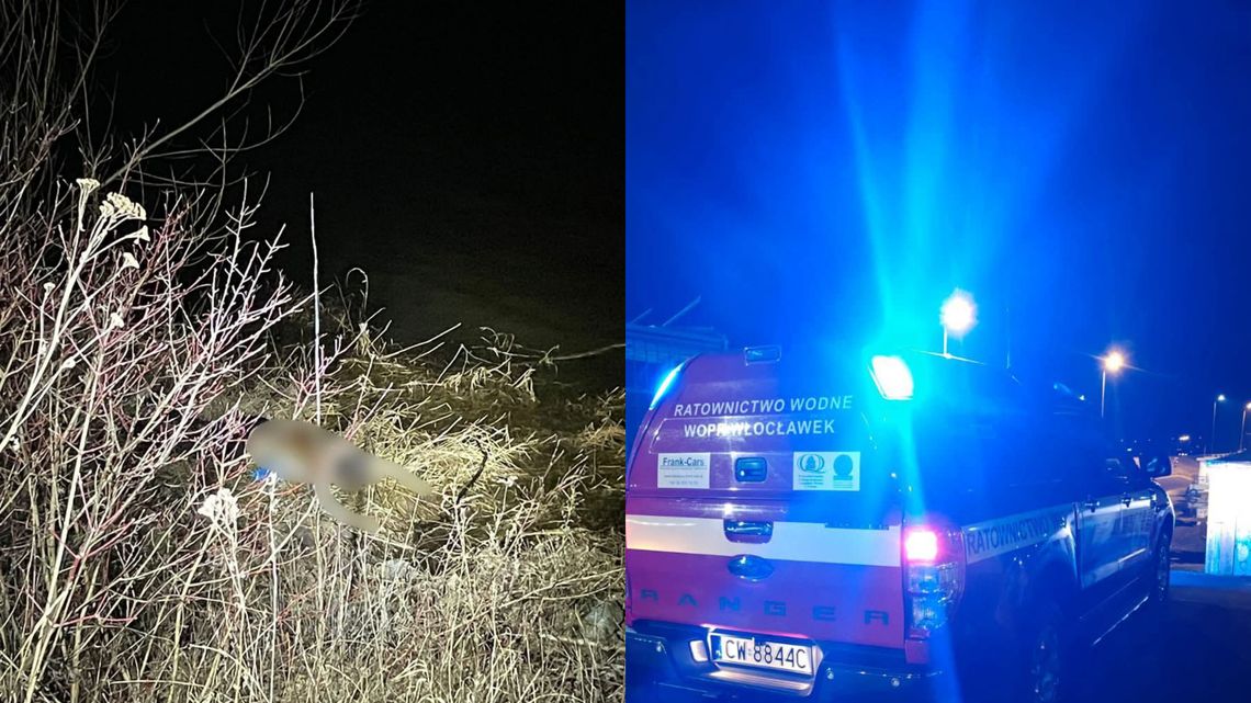 Alarm nad Wisłą we Włocławku. Z rzeki wydobyto ciało mężczyzny