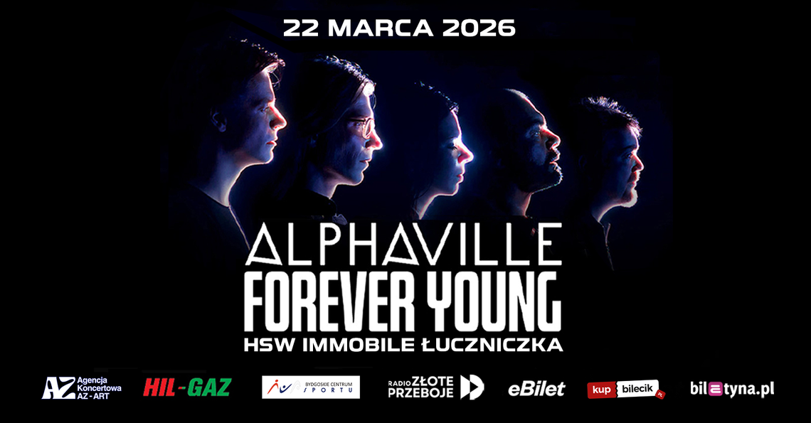 Alphaville z koncertem „Forever Young”. Legenda synth-popu zagra w Bydgoszczy