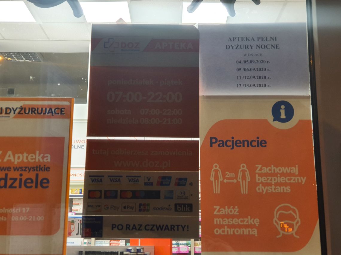 Apteka przy Placu Wolności będzie pełnić dyżury nocne w dwa najbliższe weekendy Apteka przy Placu Wolności będzie pełnić dyżury nocne w dwa najbliższe weekendy