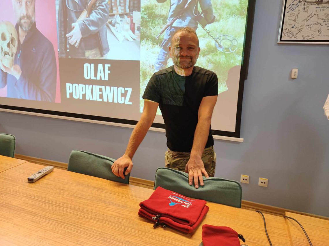 Archeolog Olaf Popkiewicz spotkał się z włocławianami