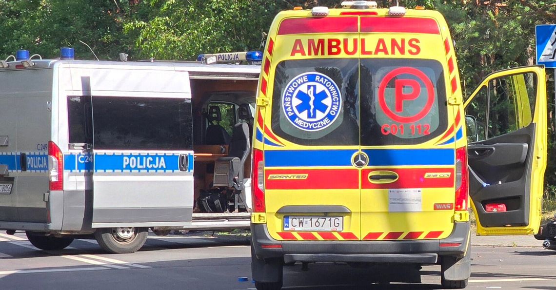 Atak ostrym narzędziem na bulwarach. 21-latek w szpitalu