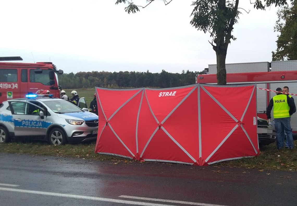 Autobus potrącił rowerzystę. 39-latek poniósł śmierć na miejscu