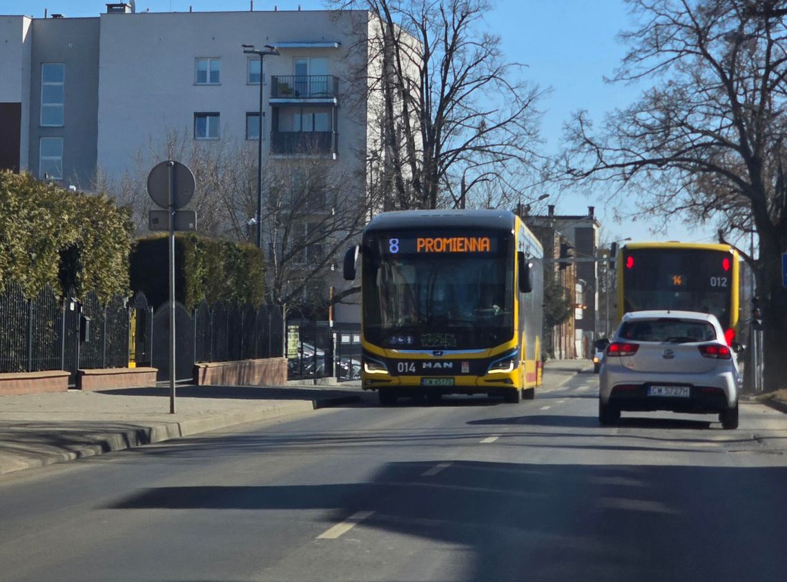Autobusy 5, 8, 10, 14, 19, 20 pojadą inną trasą z powodu zamknięcia ulicy