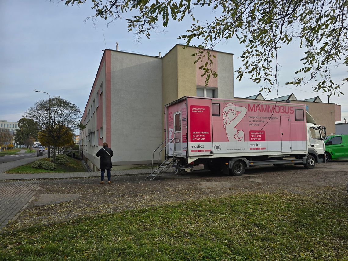 Bezpłatne badania dziś przy ul. Broniewskiego. W mammobusie zbadasz piersi