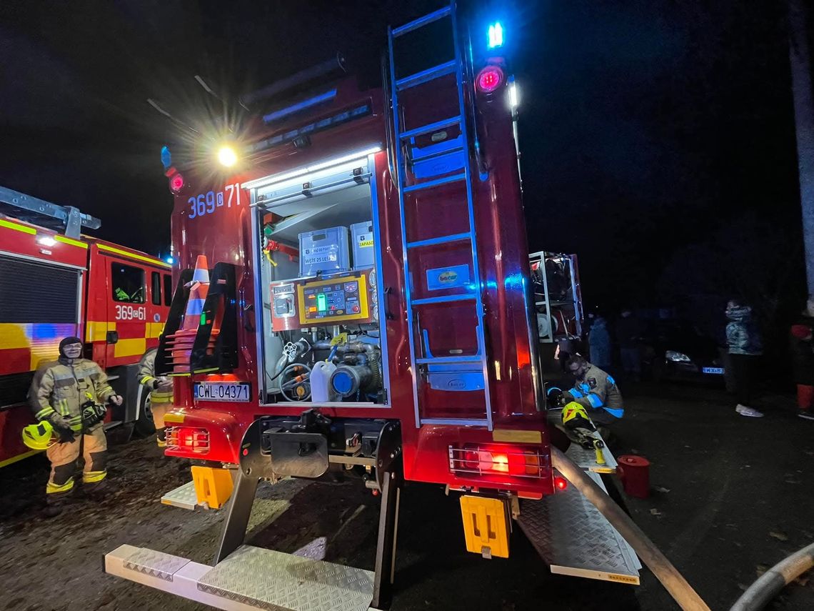 Bohaterska akcja strażaka w Choceniu: szybka reakcja zapobiegła tragedii