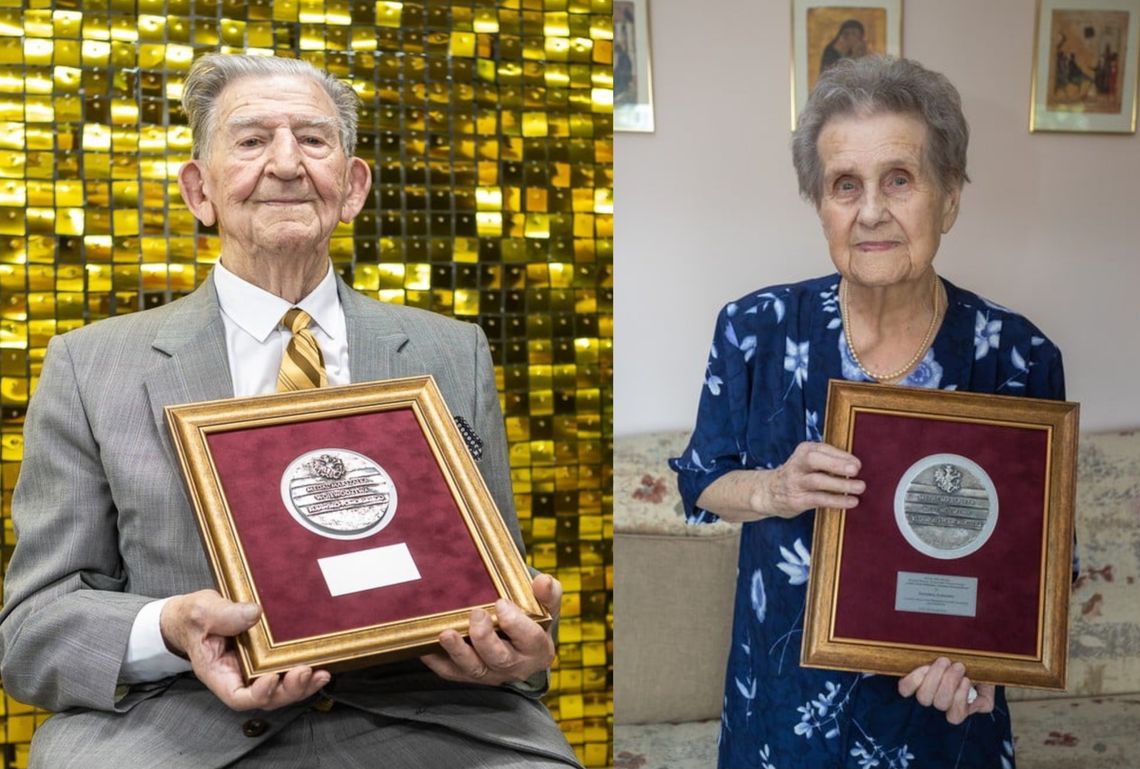 Bronisława Kozłowska i Czesław Kanderski mają po 100 lat! Odebrali medale
