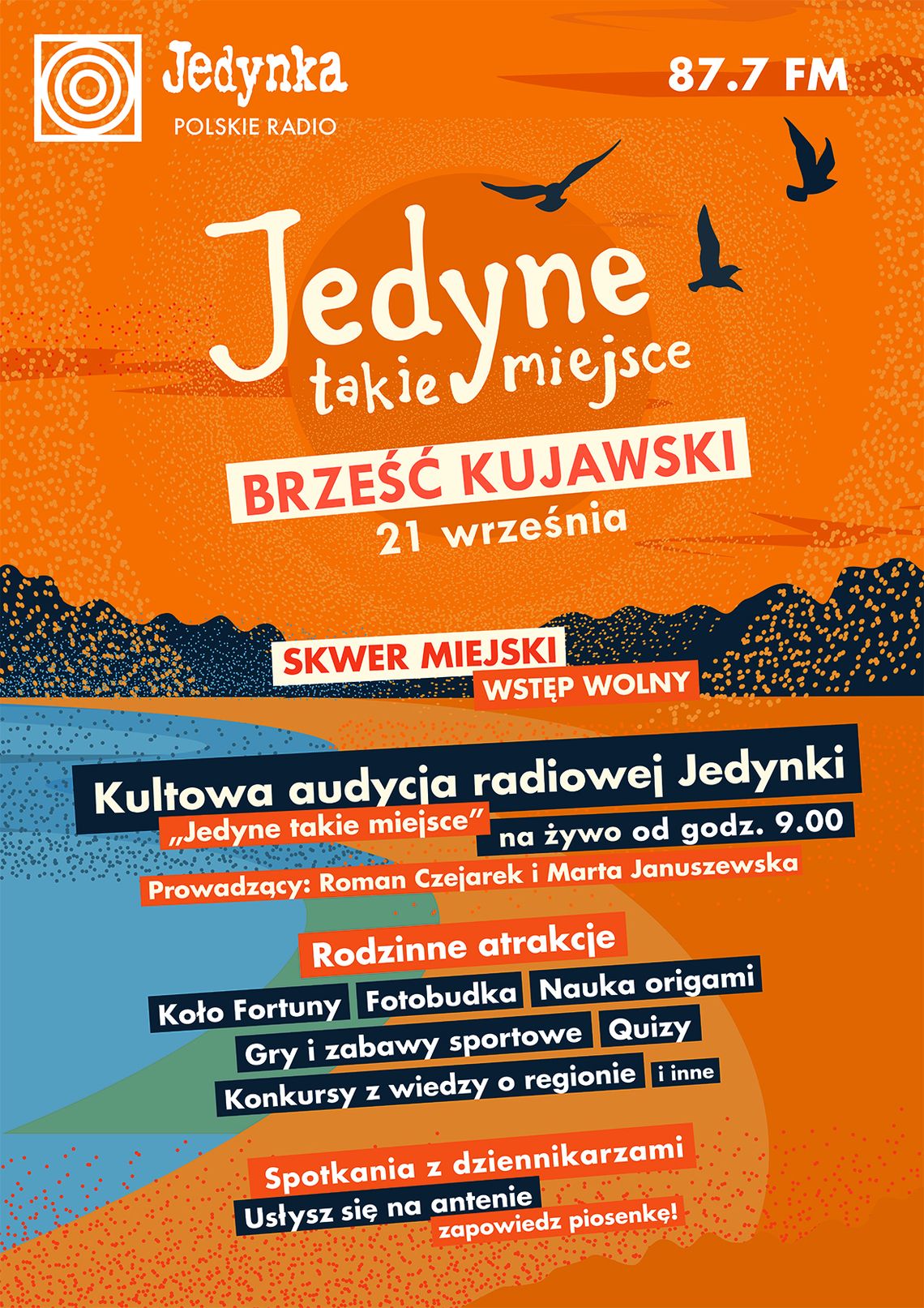 Brześć Kujawski na trasie radiowej Jedynki już 21 września. Sporo atrakcji