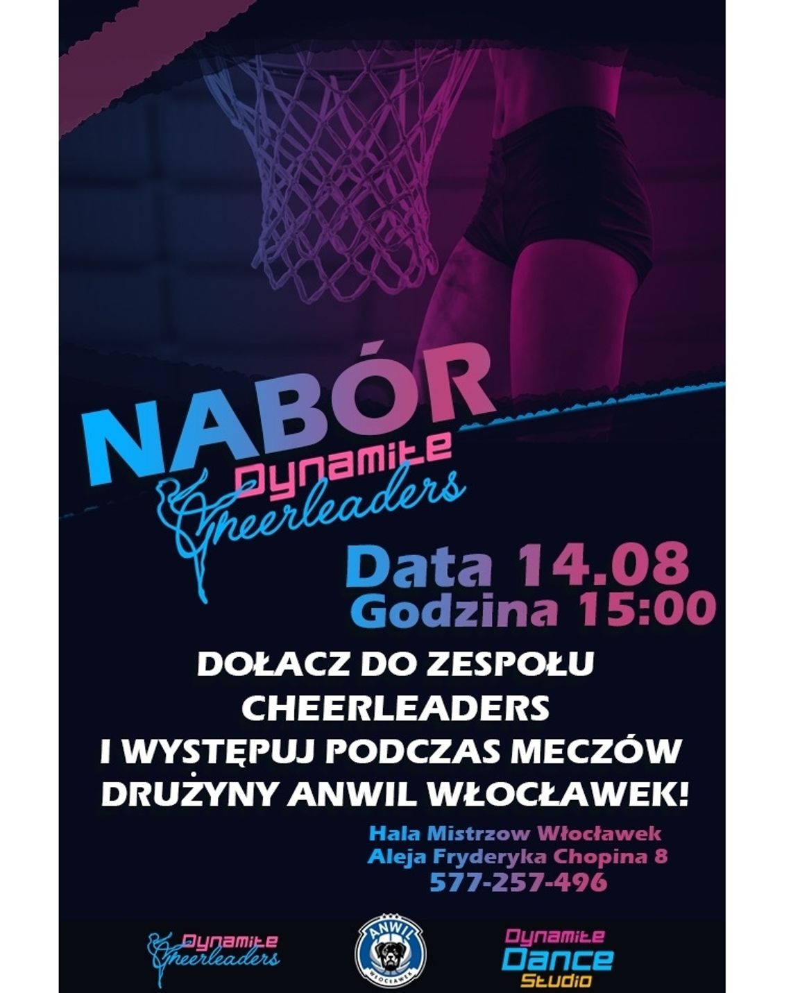 Casting do zespołu cheerleaders już w najbliższy weekend