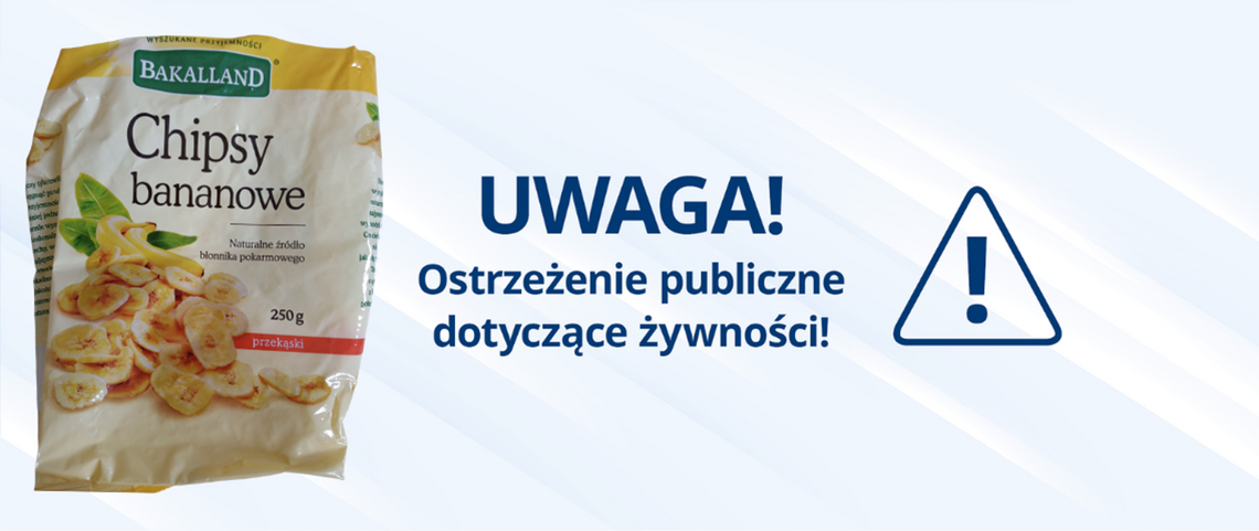Chipsy produkowane przez włocławską firmę wycofane ze sprzedaży