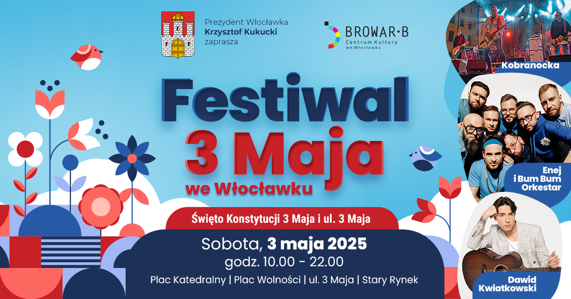 Co będzie się działo we Włocławku podczas majówki? Atrakcji nie zabraknie